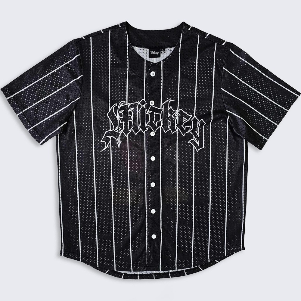 Mickey Mouse Vintage Disney Old English Baseball Jersey